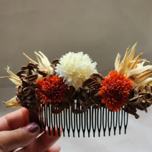 Grinalda Artesanal para Noivas com Flores Naturais e Permanentes