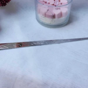 Pinça Centralizadora De Pavio Prata Aço