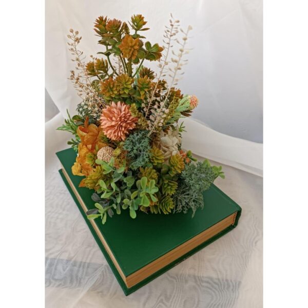 Livro Decorativo Jardim Verde - Sisters Artesanato