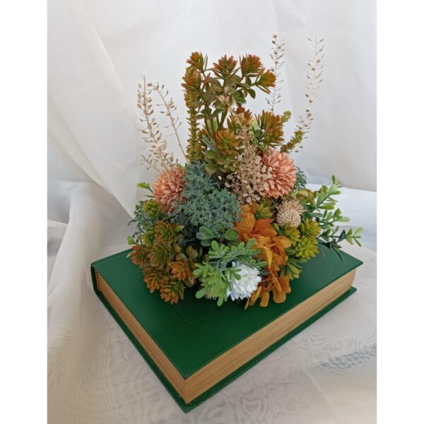 Livro Decorativo Jardim Verde - Sisters Artesanato