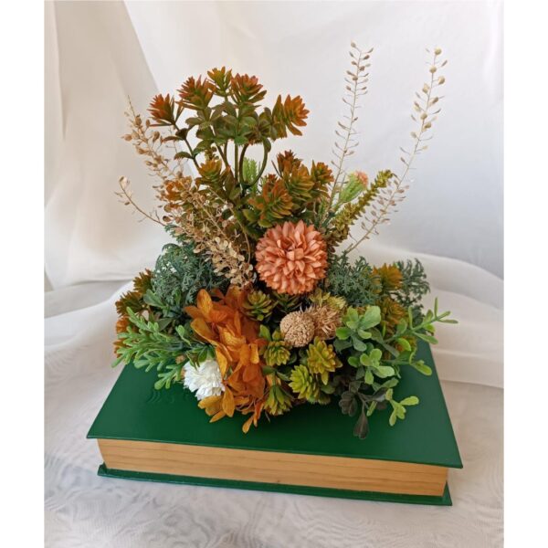 Livro Decorativo Jardim Verde - Sisters Artesanato